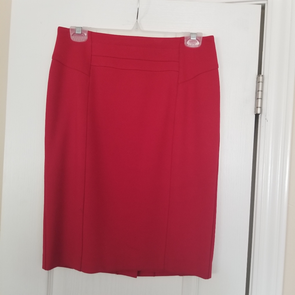 Laura  Petite fully lined slim skirt